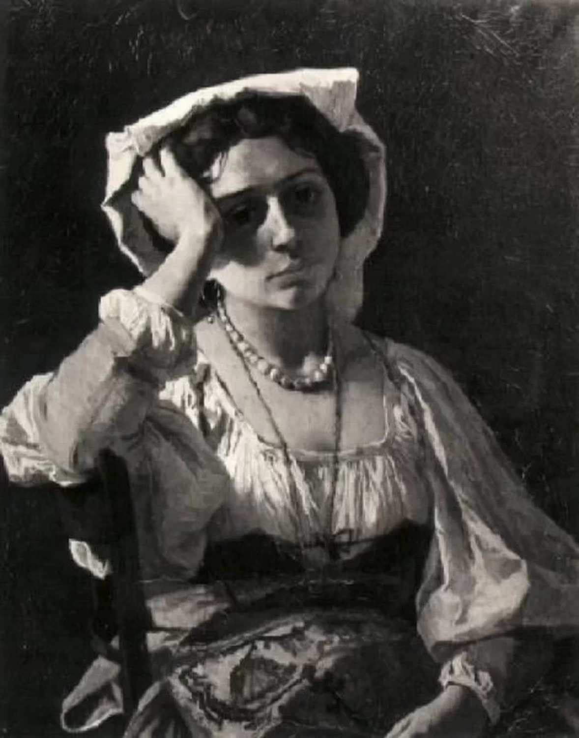  70-Modesto Faustini - Figura femminile in costume ciociaro  -Musei Civici di Arte e Storia, Santa Giulia, Brescia 